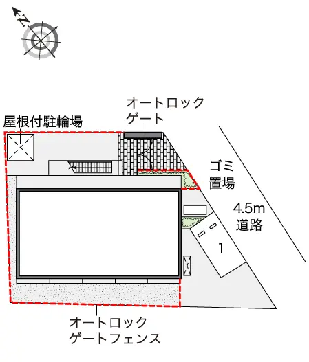 ★手数料０円★野田市山崎　月極駐車場（LP）